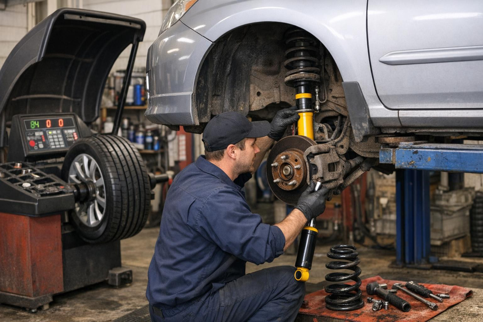 Brake repair and regulation  and   suspension repair and regulation  ensure stable control and rapid response in critical situations. Experienced mechanical dia