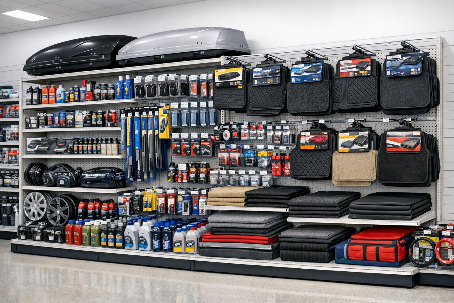 The choice of spare parts and automotive accessories in retail   gives confidence to both private car owners and professional mechanics. All are available from 