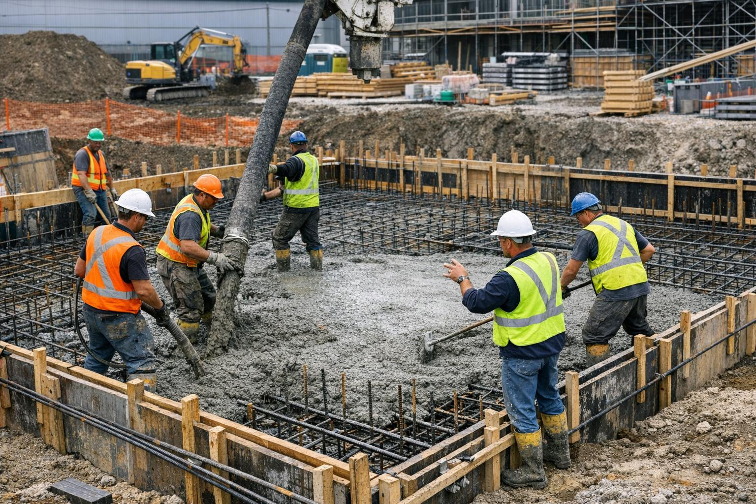 A durable base for each construction Beton work ensures the stability ...