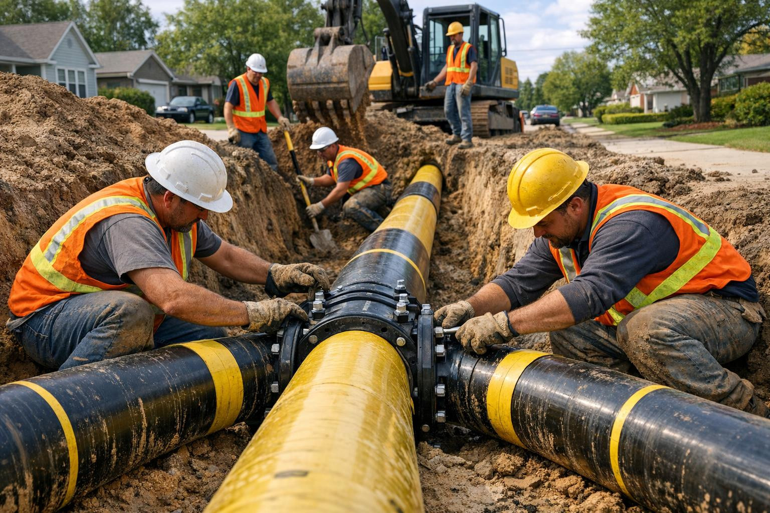 Safety and efficient construction of gas pipelines for each site    The construction of gas pipelines requires precision, strict safety requirements and experie