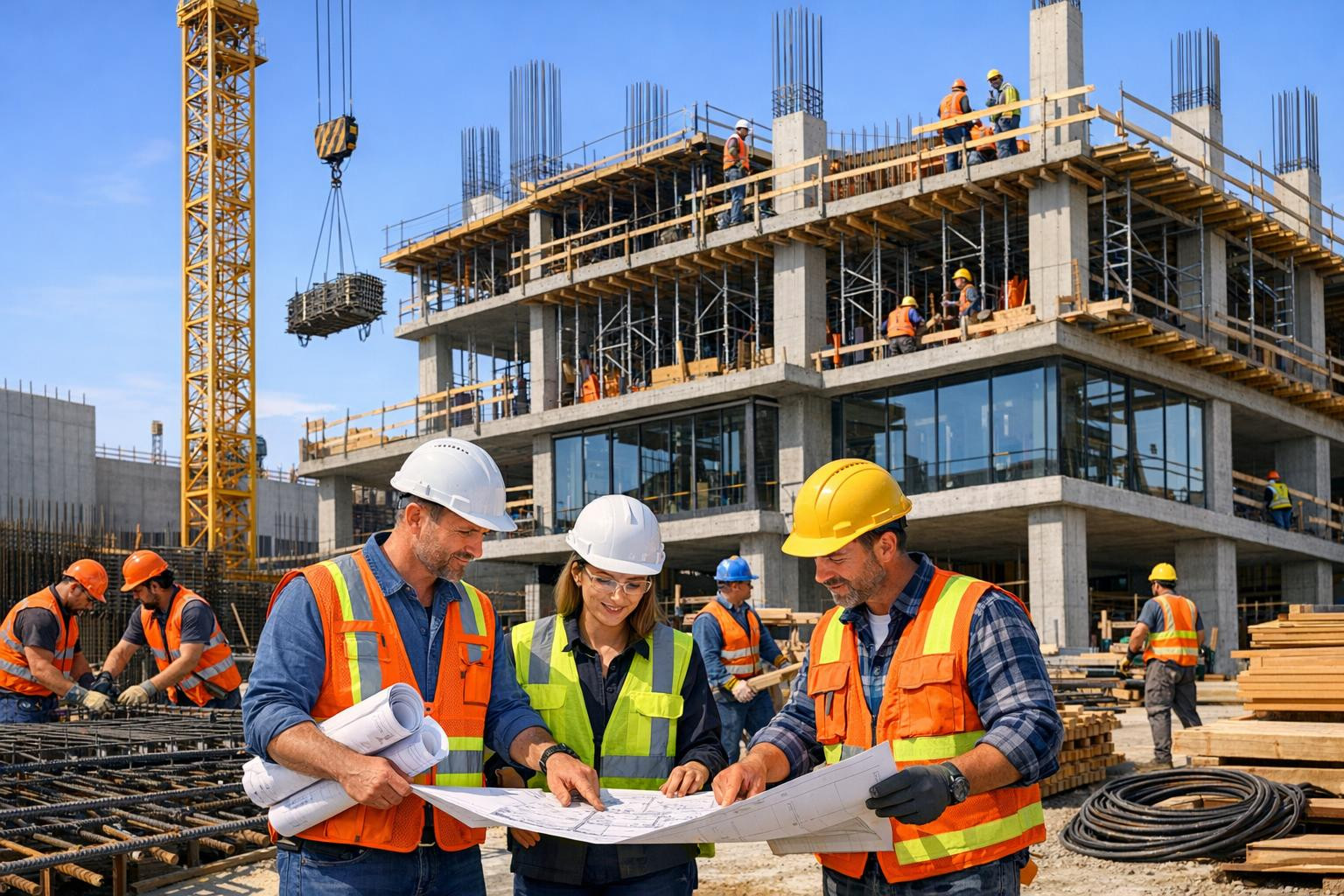 Full-service approach - clear processes, definite results    Building services  combining professional  project management  and practical construction experienc