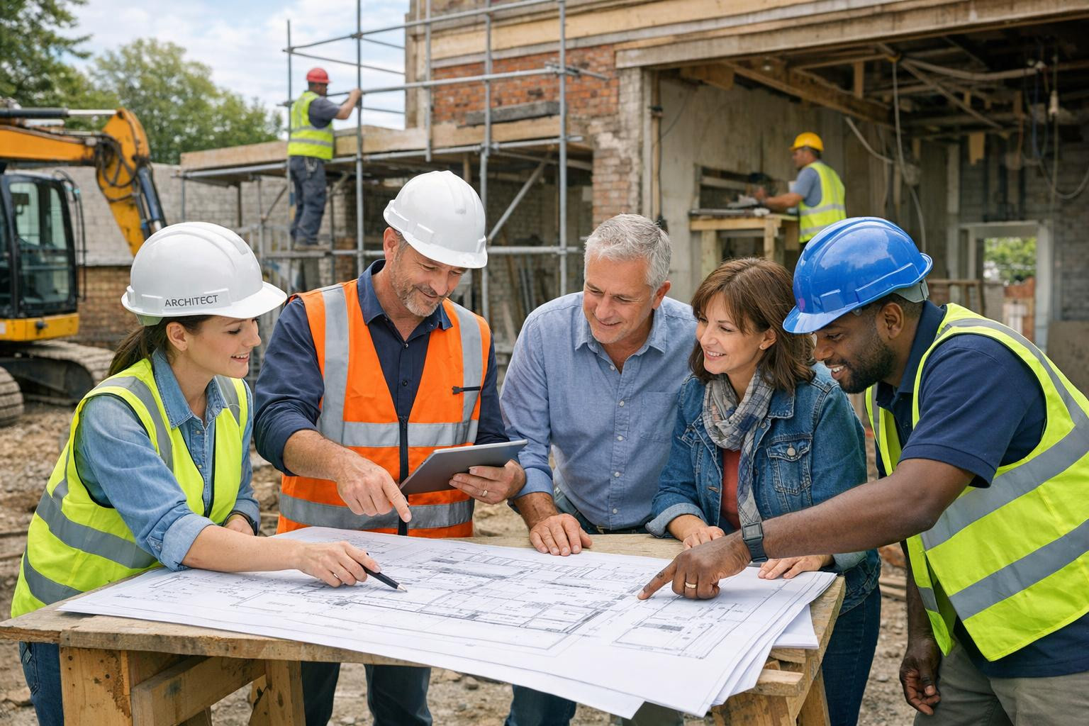 Full solutions in each stage of construction  - from planning and budgeting to high-quality construction and renovation work. Clear communication, a transparent