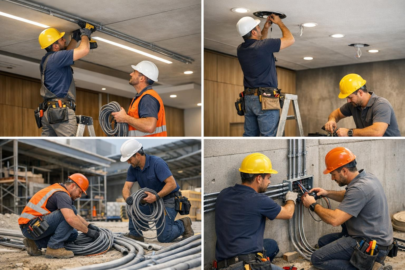 Electrical installation  covers the entire required work process from planning to final inspection and documentation. The services include precise internal and 
