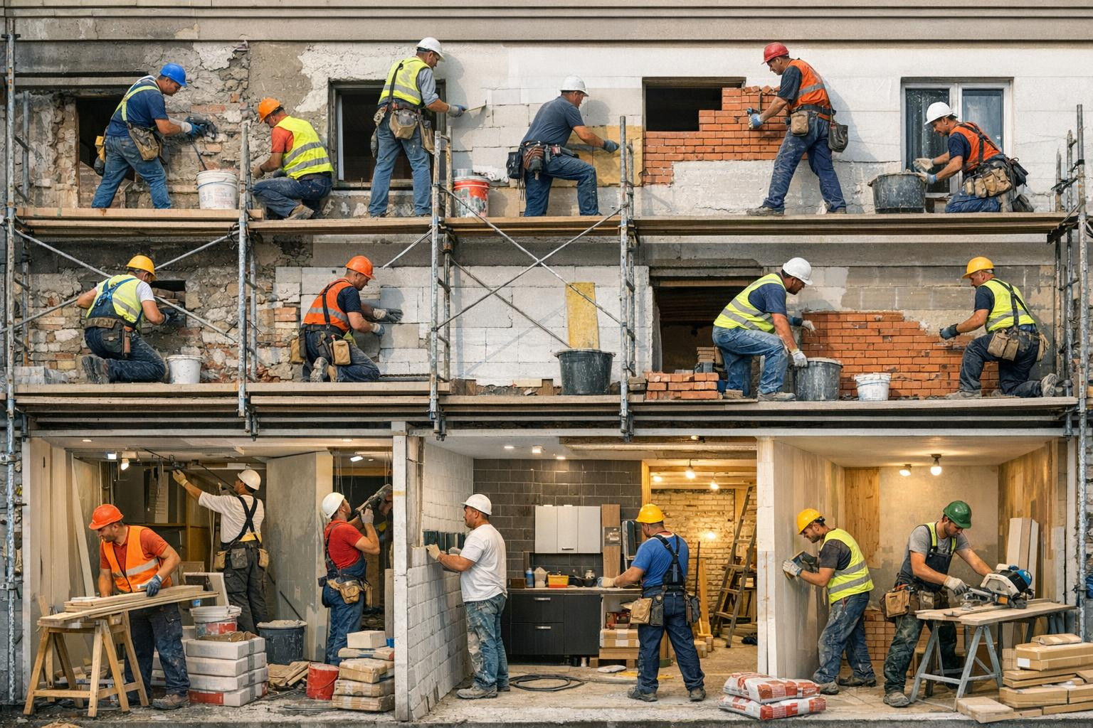 Full service in general construction and renovation    < General construction  and  renovation  connect smoothly to ensure long-term durability and aesthetic