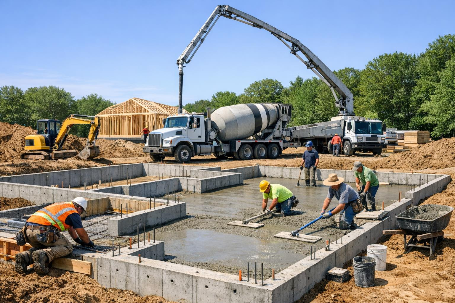 A house is built that lasts – the exact building of the house from start to finish    < The building   combines technical precision and practical experience 