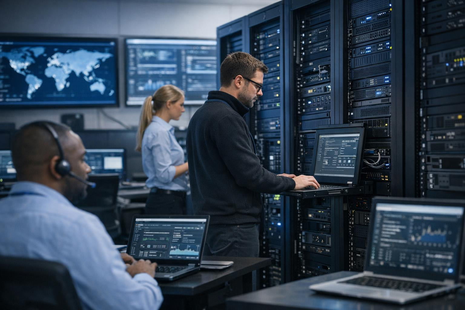 Designame, introduce and manage secure IT‐infrastructure , which ...