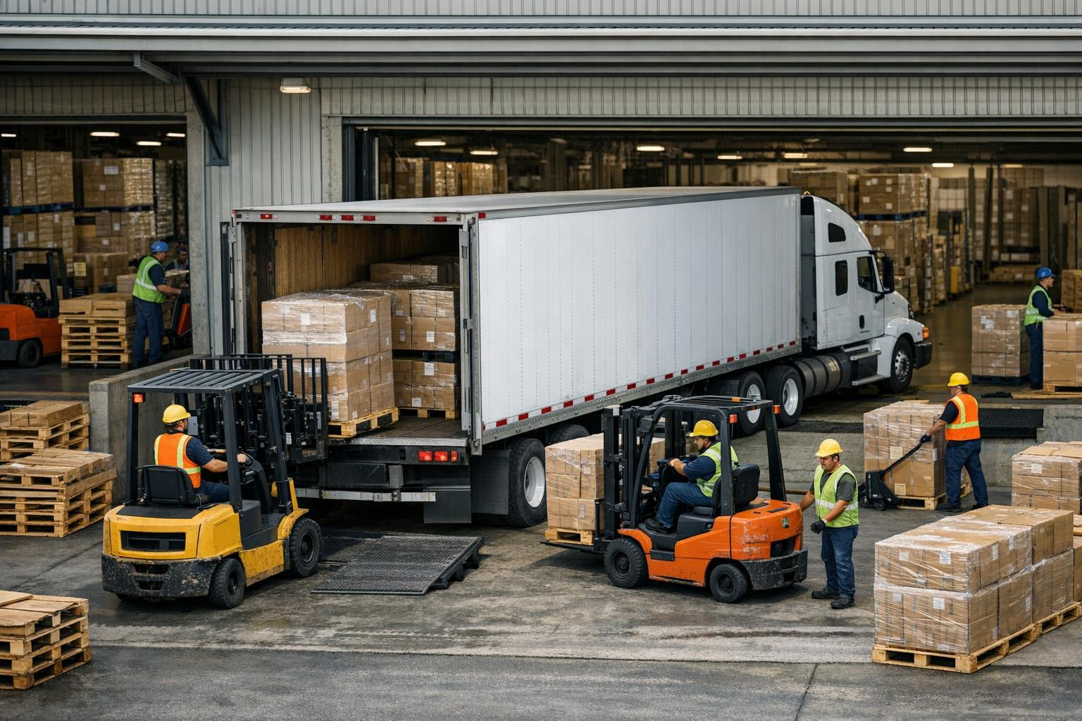 Quick overview   Large freight transport by road  ensures safe and timely movement of goods from A to B, combining modern truck flotation, experienced crew and 