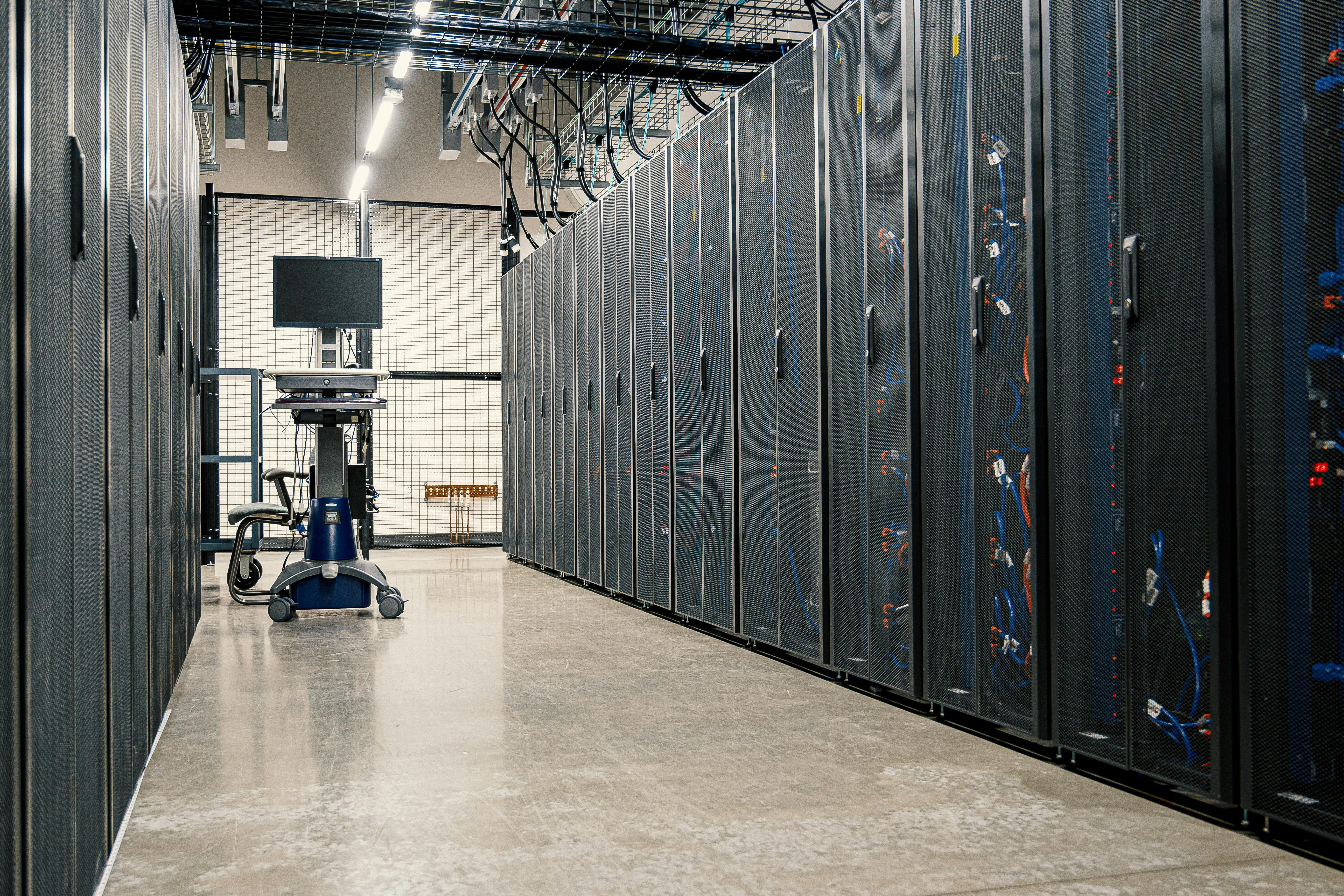 Server room and infrastructure  are created as the basis for business applications of the company: a secure physical environment, regular cable resolution, stab