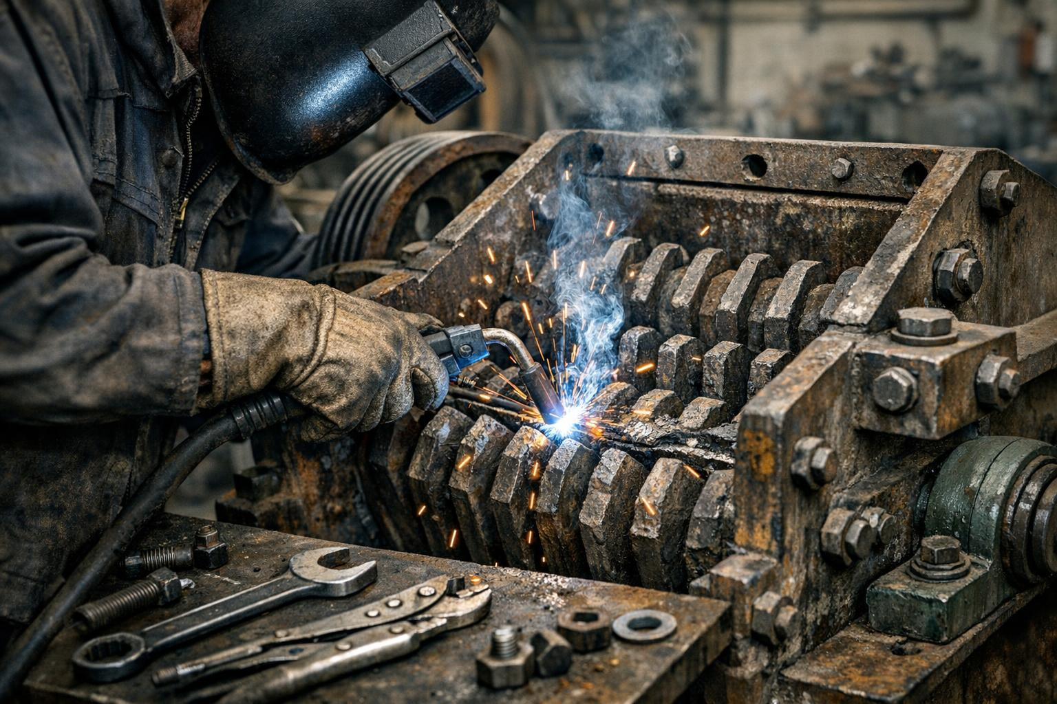 Effective maintenance and repair of equipment that maintain production    < Maintenance of equipment   and professional  repair   keep equipment in operation