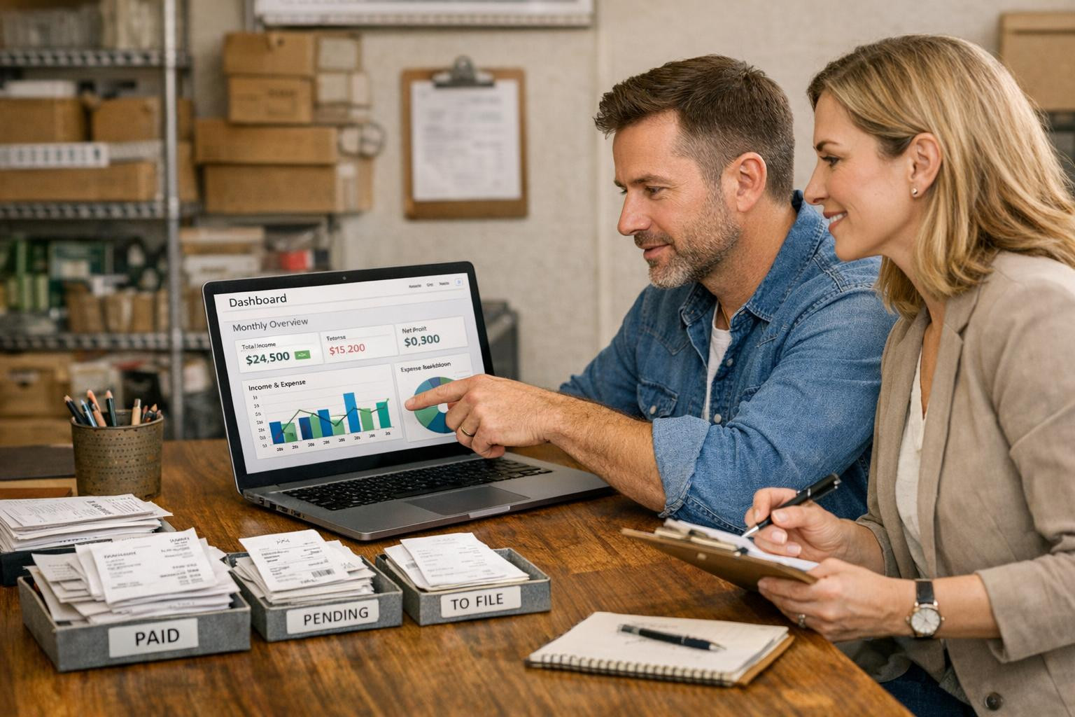 Annual accounting  provides a clear overview of the financial situation and ensures that the company\'s accounts are always in order and comply with tax require