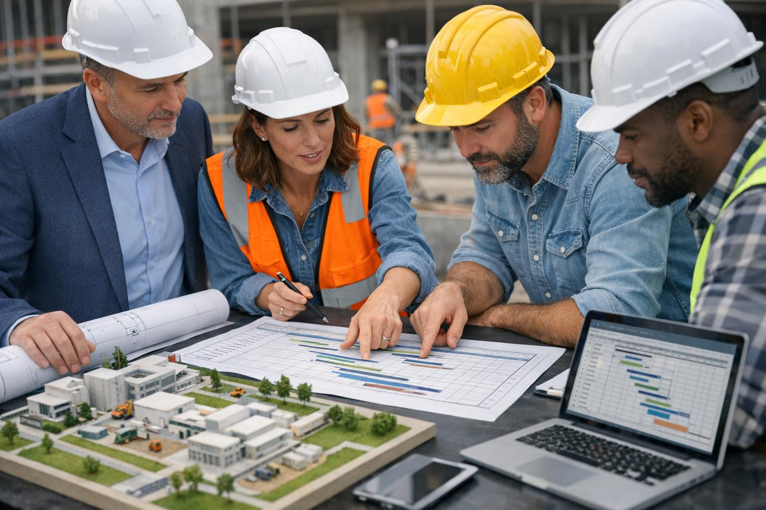 Project management from start to construction   < Project management  combines clear coordination, accurate timing and strictly managed cost control to ensur