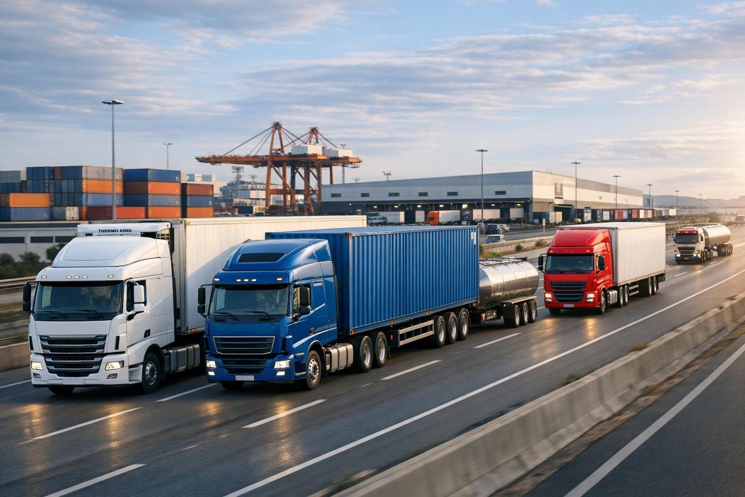 Full-service road transport that keeps the supply chain smooth    Road transport  connects the rapid, safe and cost-effective movement of goods across the count