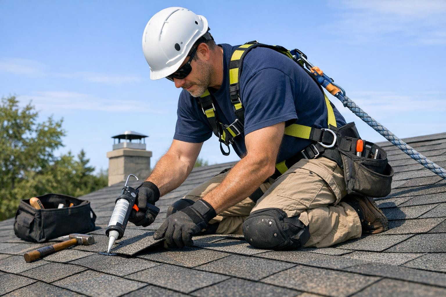 Roof maintenance means regular preventive checks, rapid reparations ...