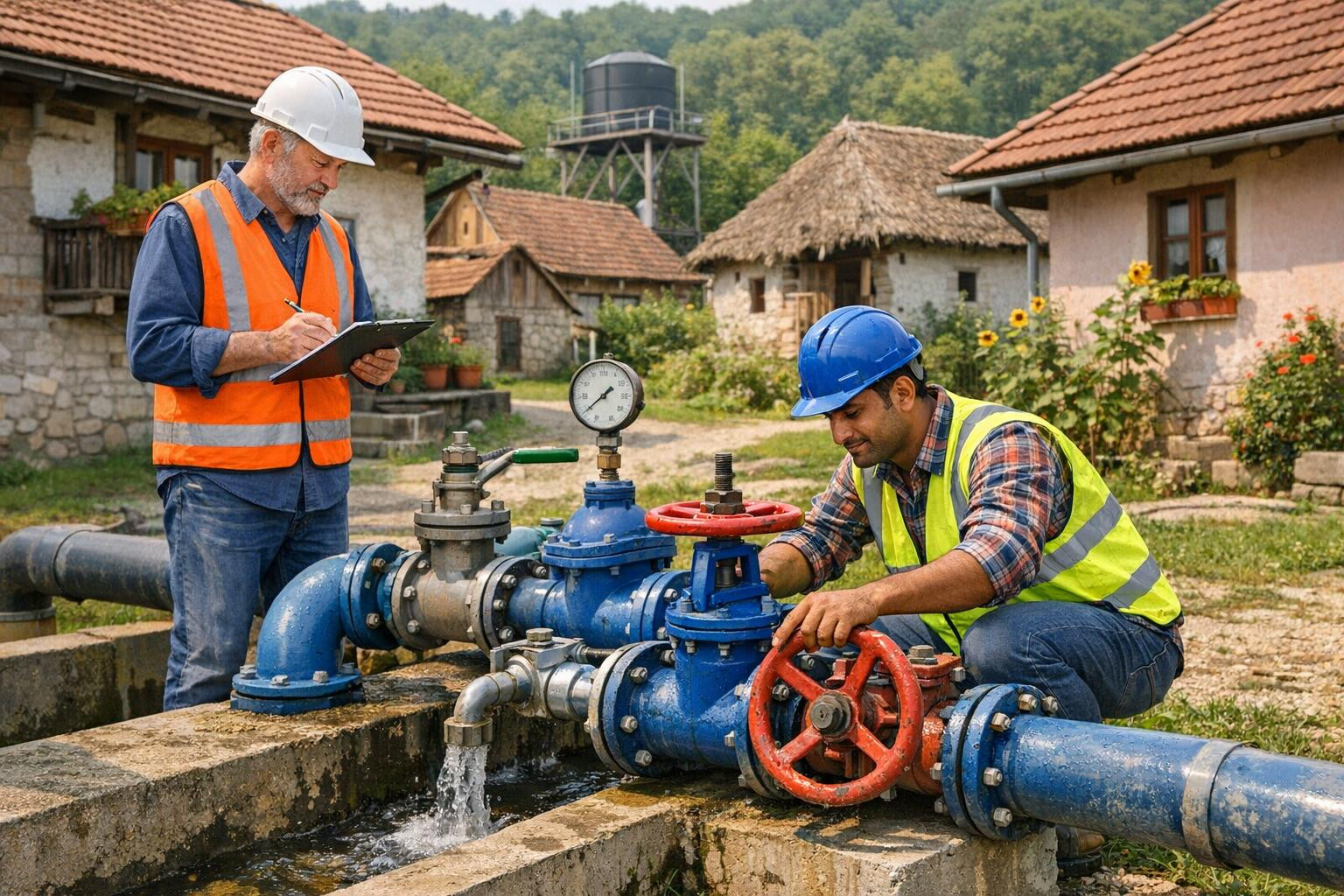 Water supply ensures a stable and clean supply of drinking water ...