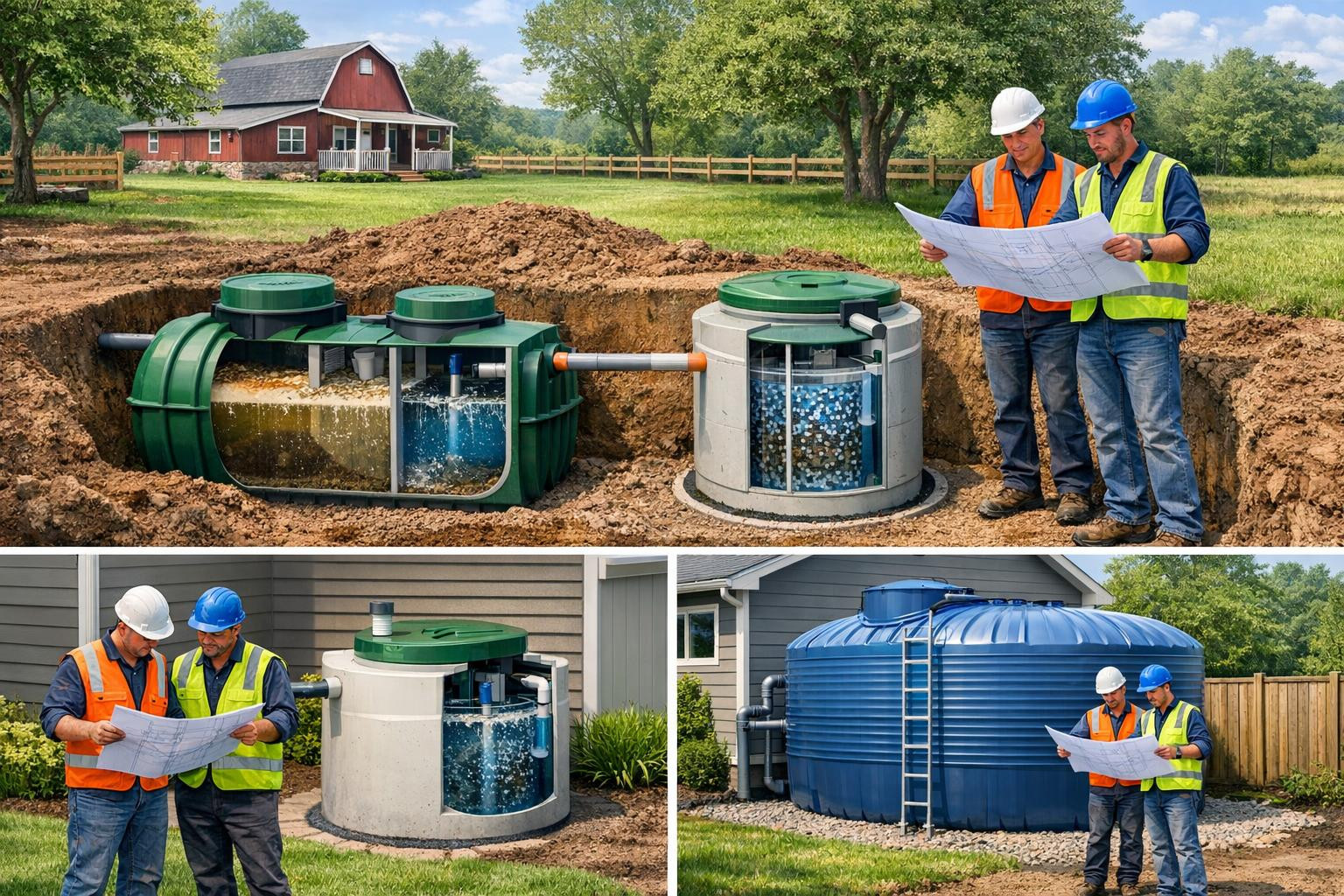 A healthy water, sewage and water storage solution   provides a non-concerning infrastructure for both private and business customers. Services include design, 