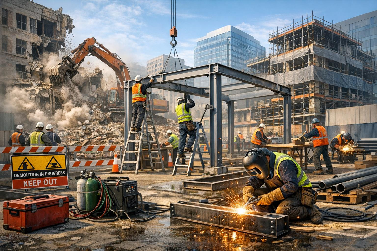 Renovation and demolition  offers comprehensive solutions that give new life to buildings and ensure long-term reliability of structures. The focus of the servi