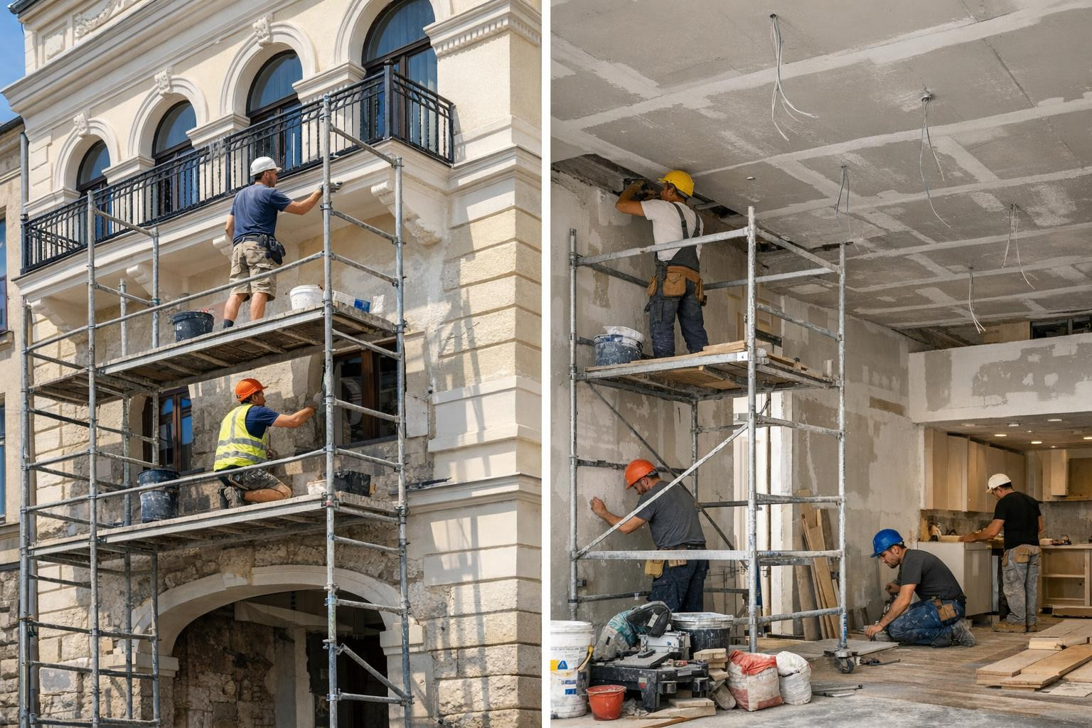 Renovation and reconstruction according to modern standards   < Renovation and reconstruction  offers comprehensive solutions that combine high-quality work,