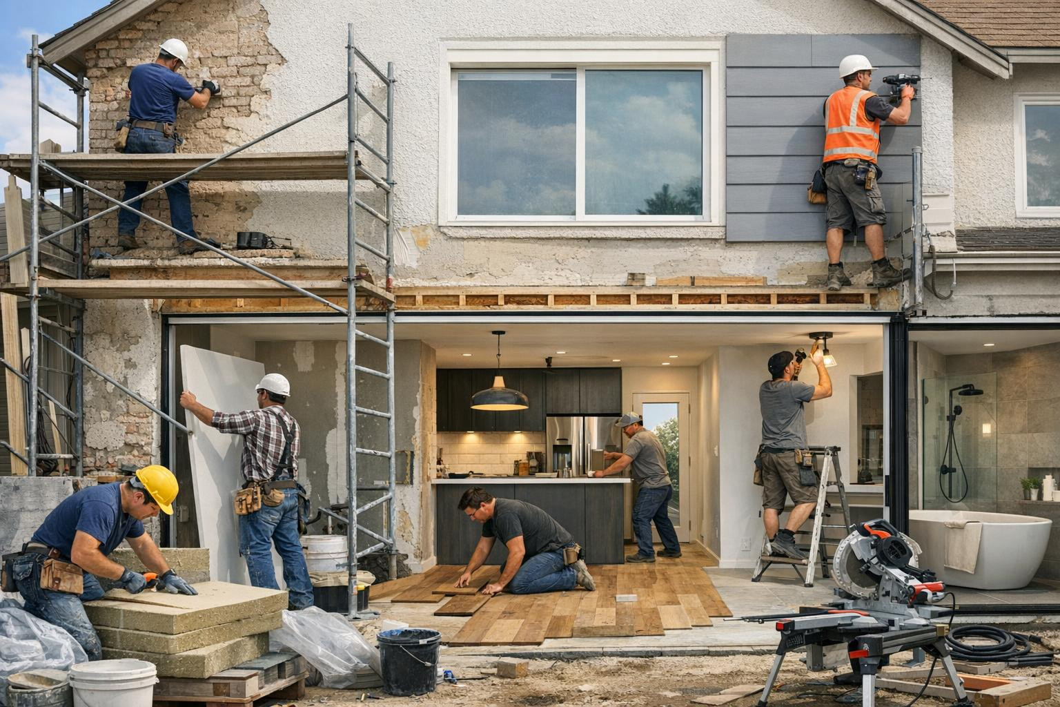 The renovation of the house   means a conscious increase in the functionality and value of the building: reconstruction of structures, improvement of heat resis