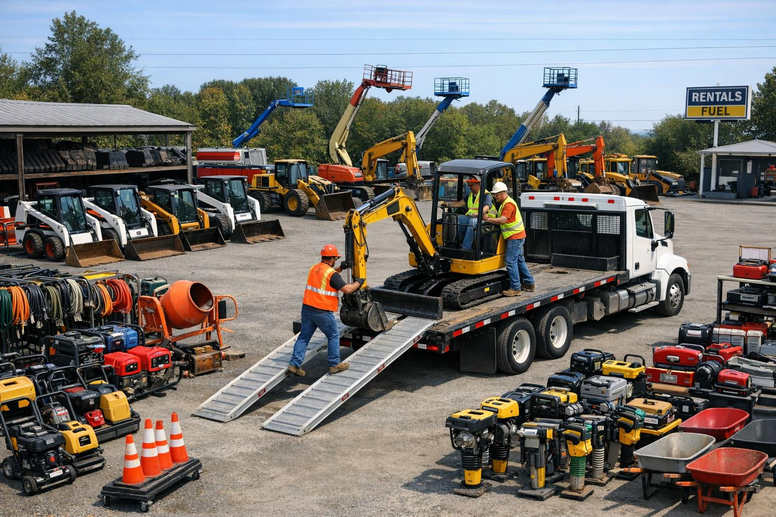 Speed and cost-effective machine rental, which keeps projects ...