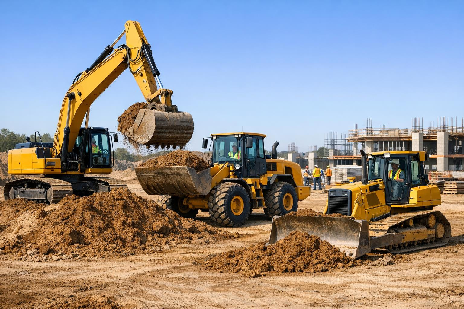 Religible rental of construction machinery without interruption ...