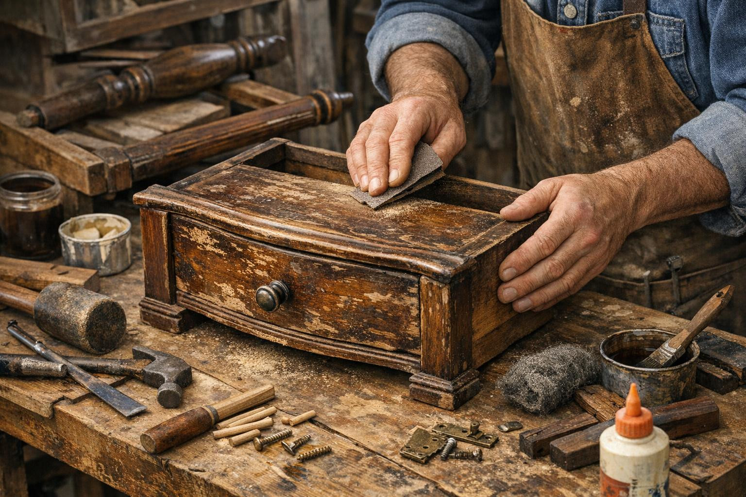 Furniture restoration  restores timeless beauty and functionality, making worn or damaged objects usable and valuable. Unlike replacement, the restoration suppo