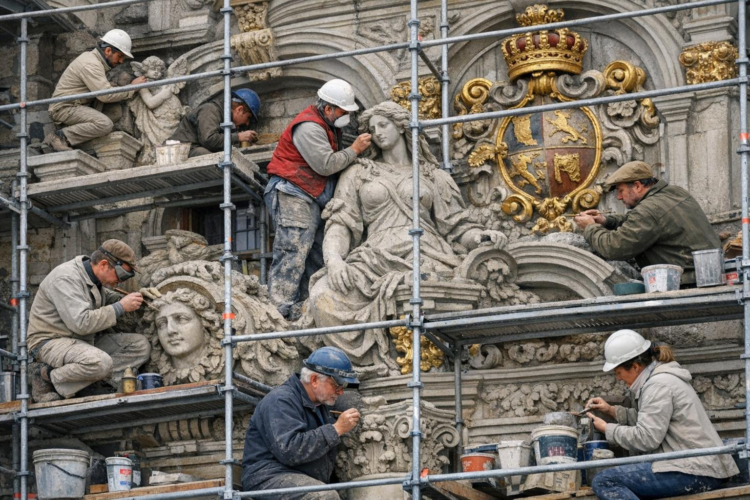 Restoration of monuments: maintaining value and investing in the future   < Music conservation  and high quality  Restoration  combine history and the future