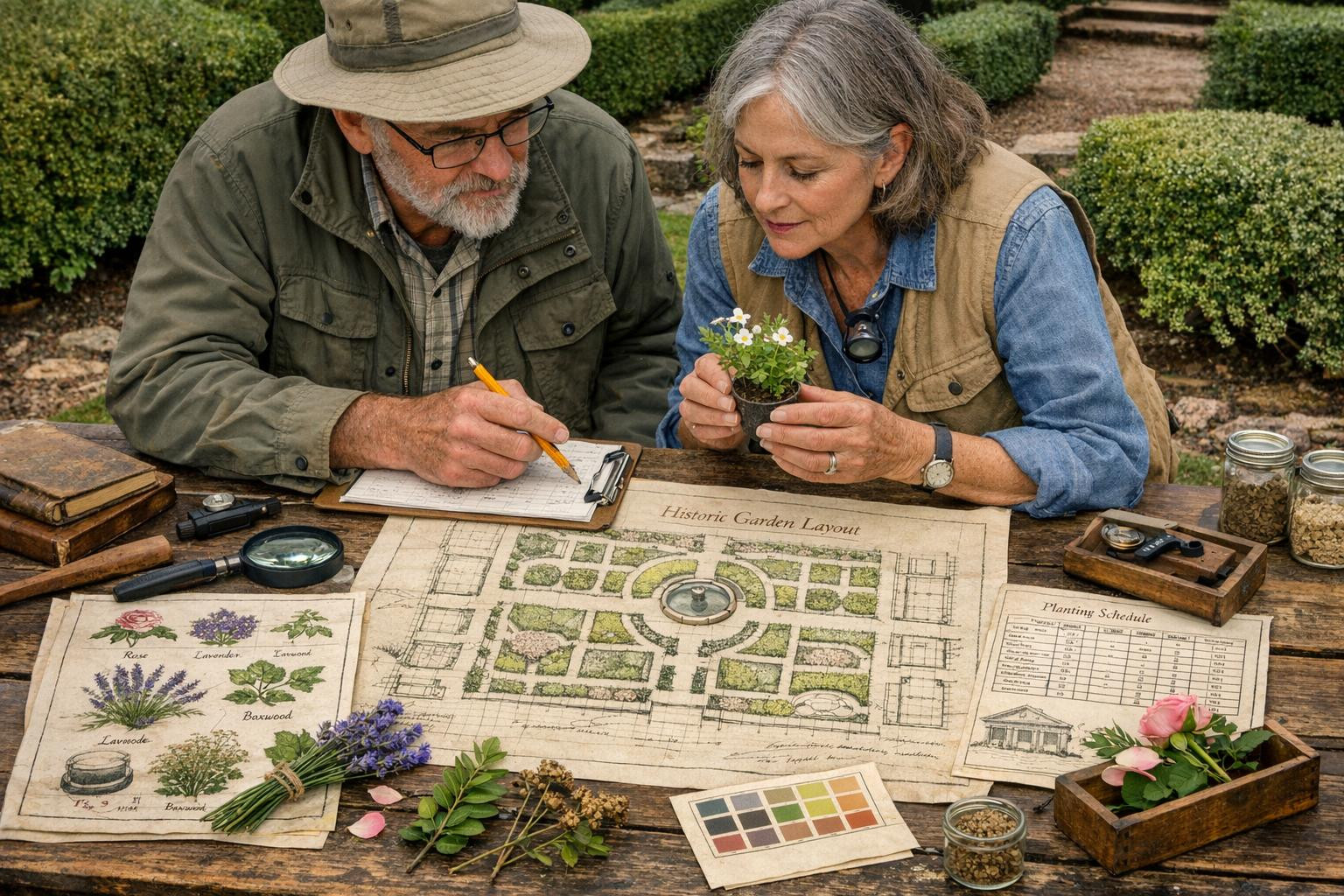 A comprehensive solution for the restoration of the heritage park     The proposed approach combines scientific precision and practical implementation in order 