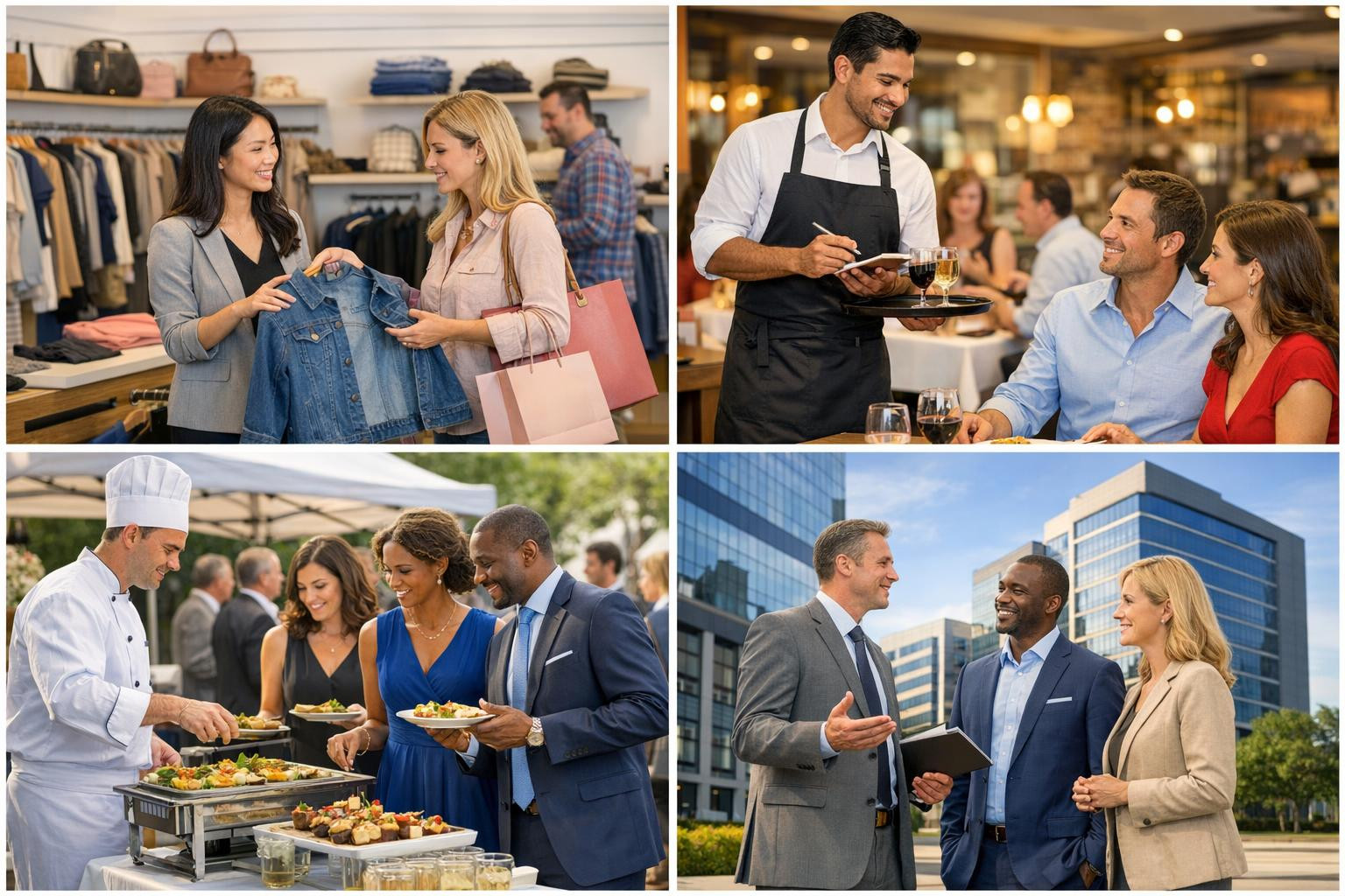 Integrated trade and service solutions combine  retail trade ,  restaurant maintenance ,  event catering ,  business premises rental  and   real estate manageme