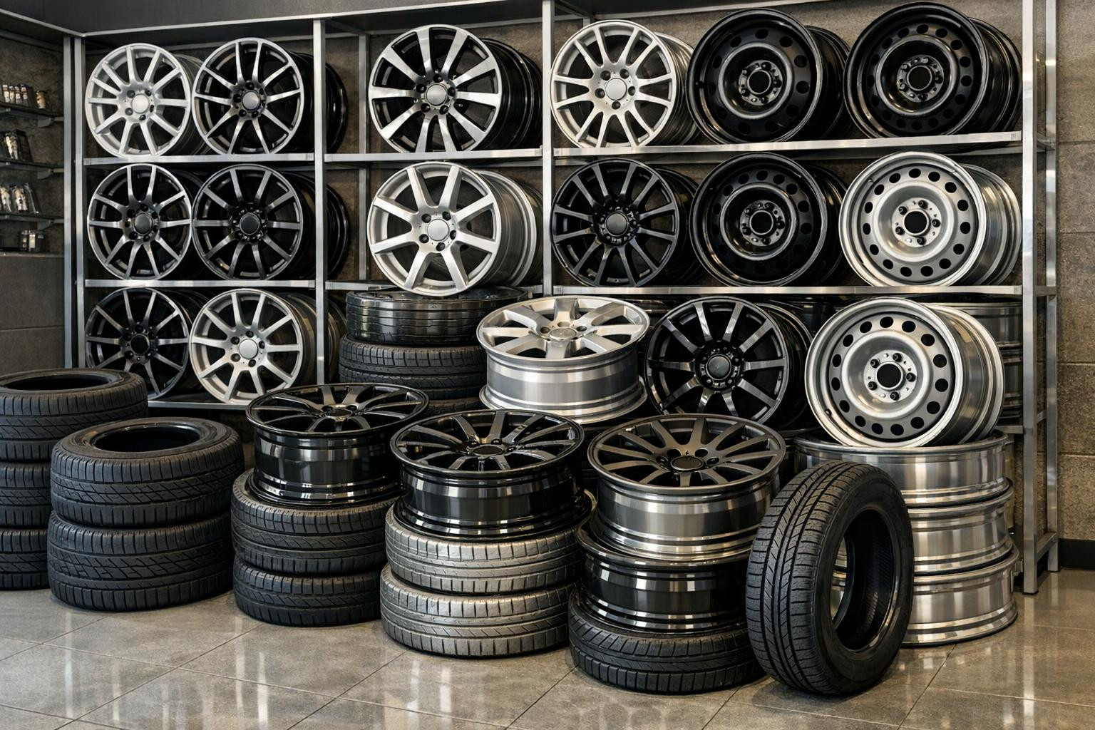 Wide range of aluminium wheels, steel wheels and tyres ensure ...