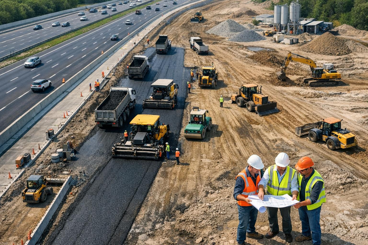 Complete road and road solutions from start to finish    Complete road and road solutions include design to construction, asphaltisation and reconstruction of r
