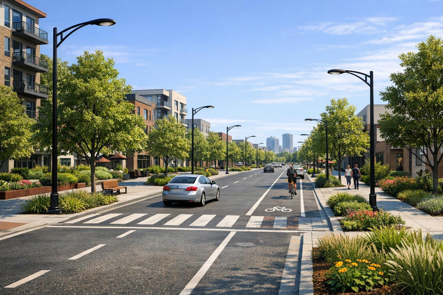 Clear project from beginning to end    Tee- and street project  offers a complete solution for new and reconstructed roads: from concept and roadmap to submissi