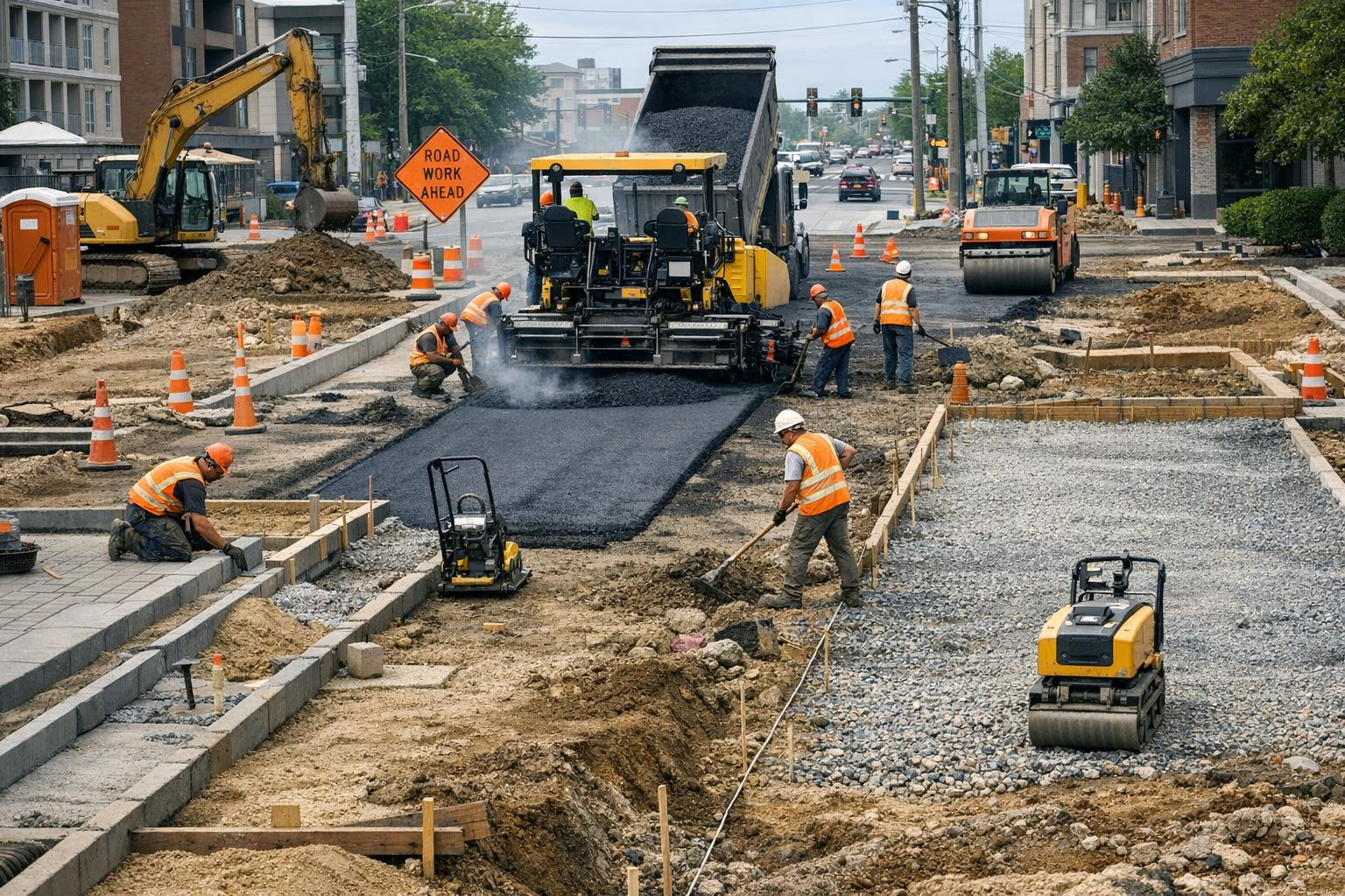 Strong and profitable investment in public and private infrastructure   Road and road works ensure safe traffic, long-term durability and lower maintenance cost