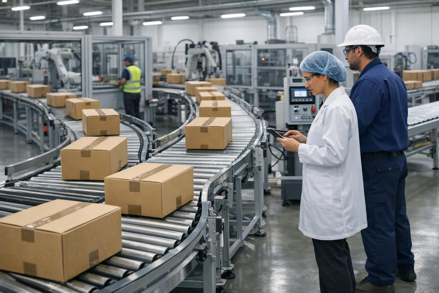 Rull conveyors  ensure reliable and continuous transfer of goods in production and storage operations, reducing the need for manual removal and minimising stand