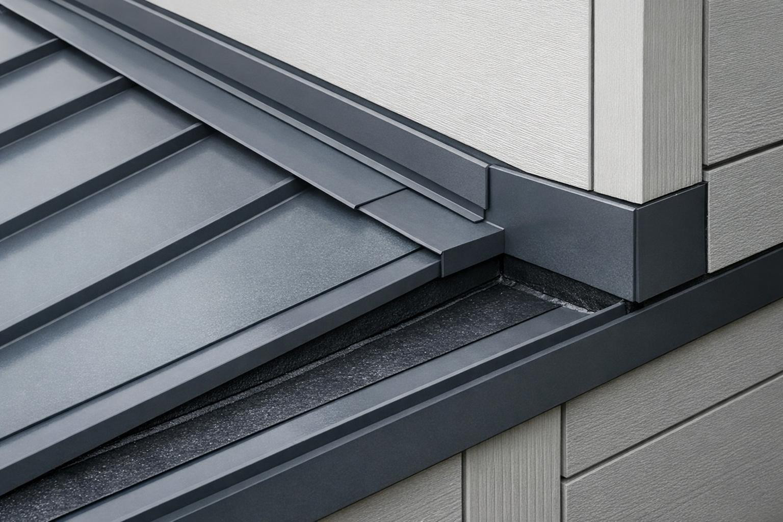 Roof and facade strips protect the building\'s weakest fastening ...