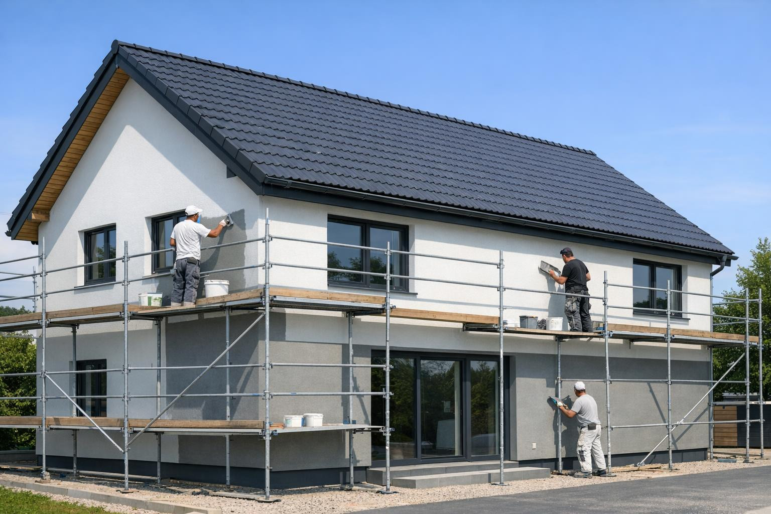 Full solutions for roofing and facade heating     Professional roofing   and complete   exterior finishing   ensure long-lasting, better indoor climate and lowe