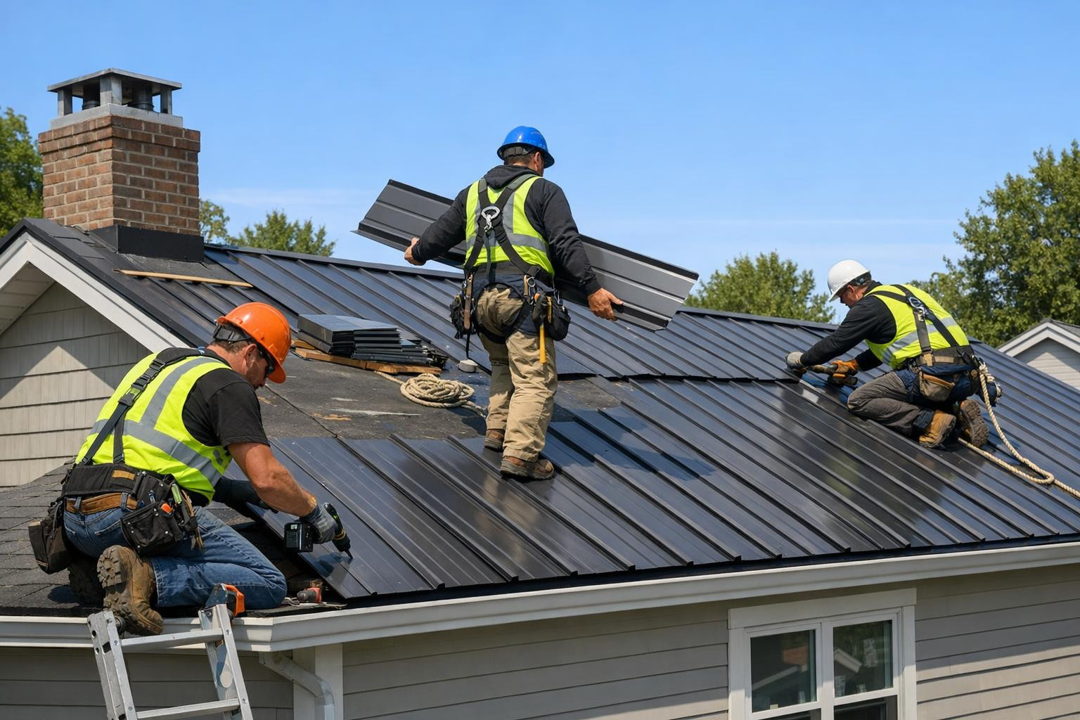 Reliable roof installation as a full service    Full service roof installation leads the entire process from one source to the end: from the supply of materials