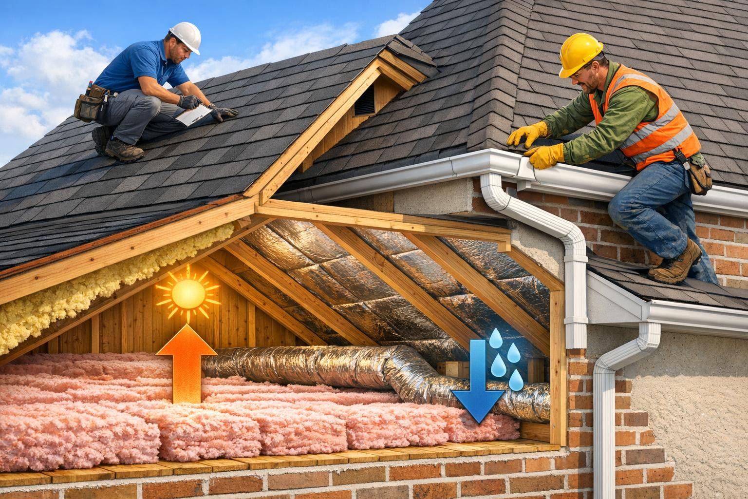 Improve the energy performance of the building through high-quality roof insulation and professional roof control    Home and commercial real estate owners who 