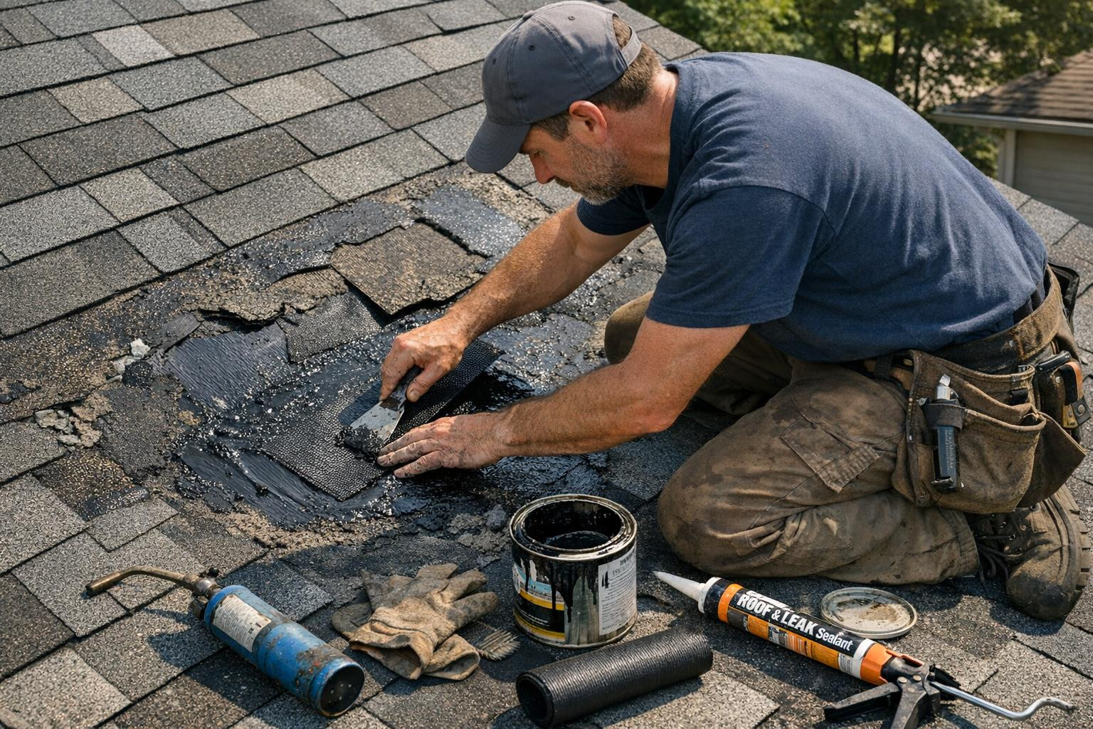 Quick and high-quality roof repair, which focuses on detecting and repairing leakages and sealing the roof, keeps the building dry and reduces further repair co
