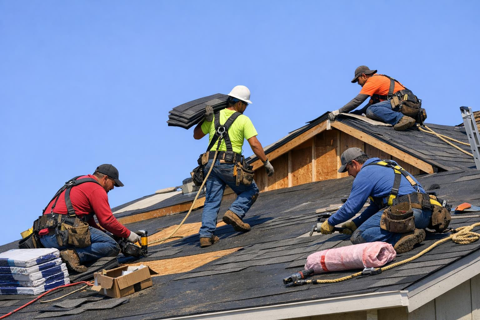 High-quality roof works  provide a careless roof for decades: professional roof installation, accurate roof repair and durable roof coverings meet the expectati