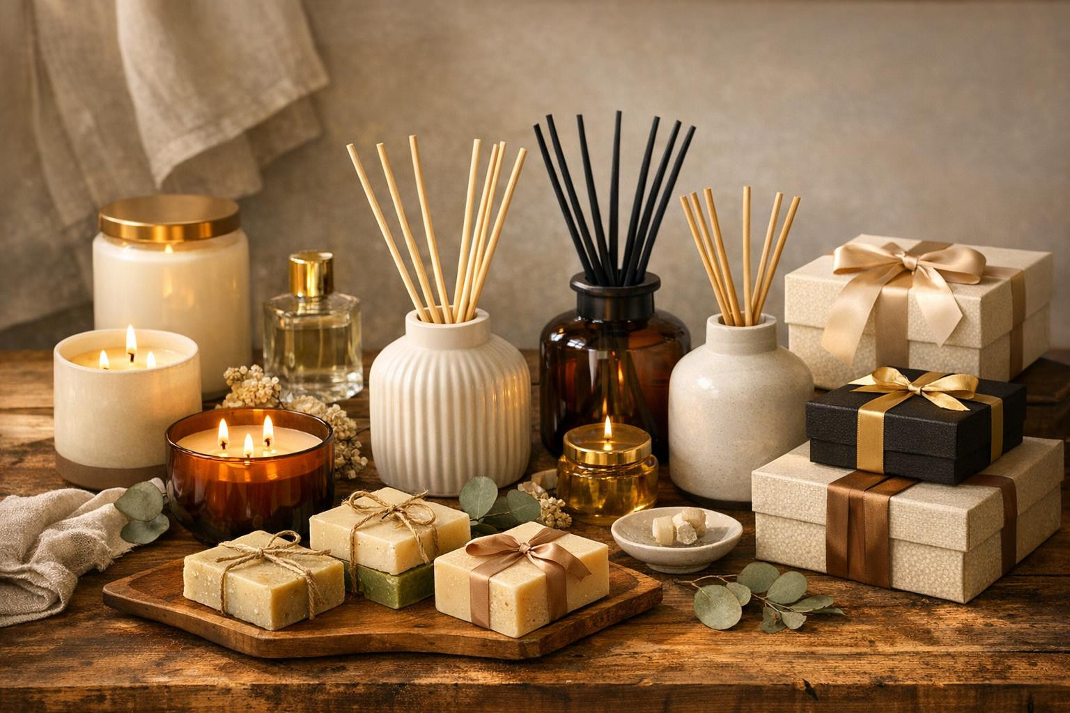Handicraft fragrance experience from Saaremaa   Soya candles  and  Home fragrances , combining high-quality European aromatic oils and ethical ingredients, prov