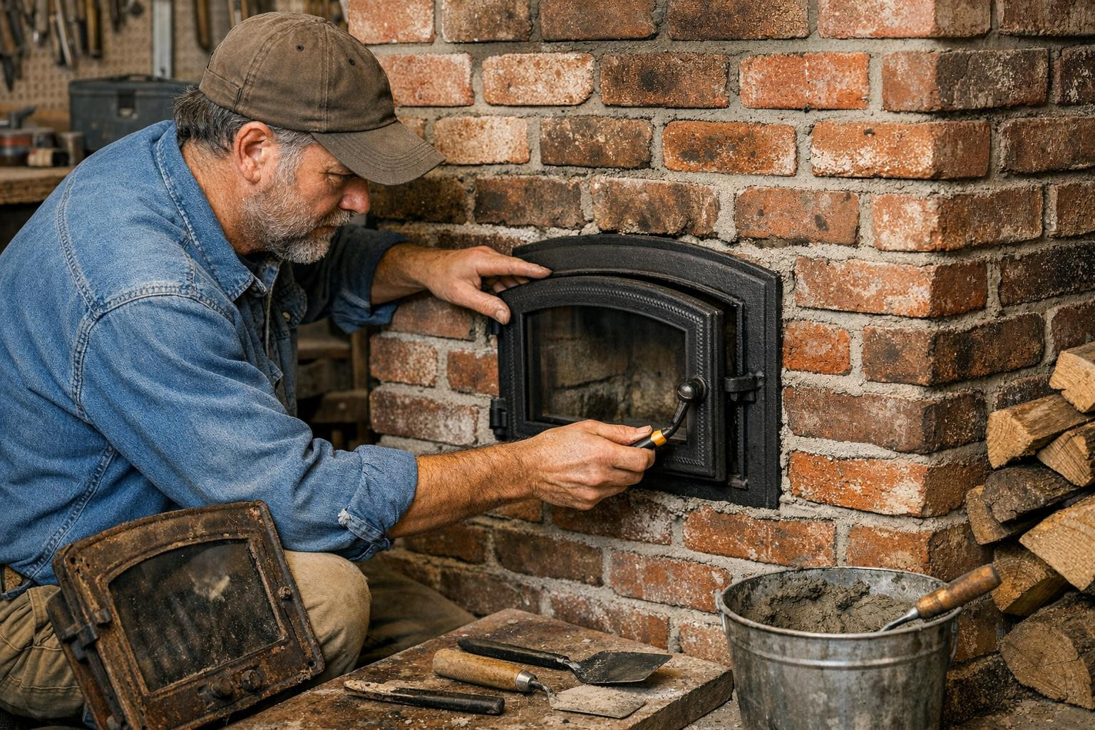 Professional repairs and maintenance ensure safe, compliant and energy-efficient heating.  Restoration of the combustion chamber, oven doors, plate change and v