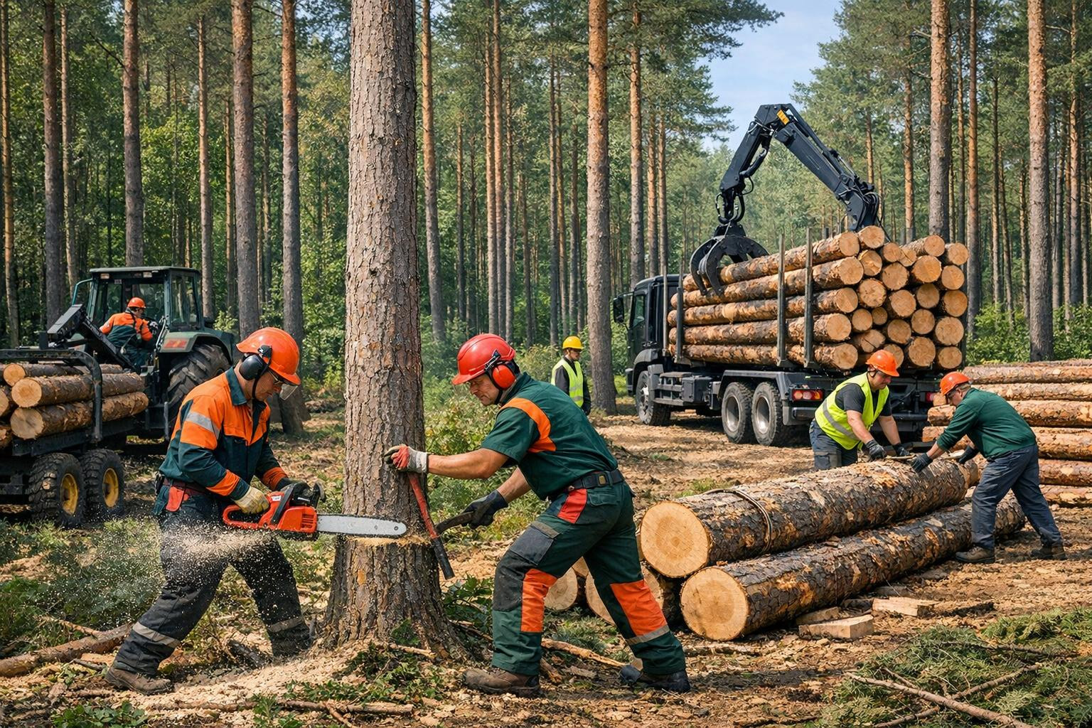 Safe logging and professional logging service for your plot     We offer a comprehensive   logging   and   forest logging service , which ensures a secure worki
