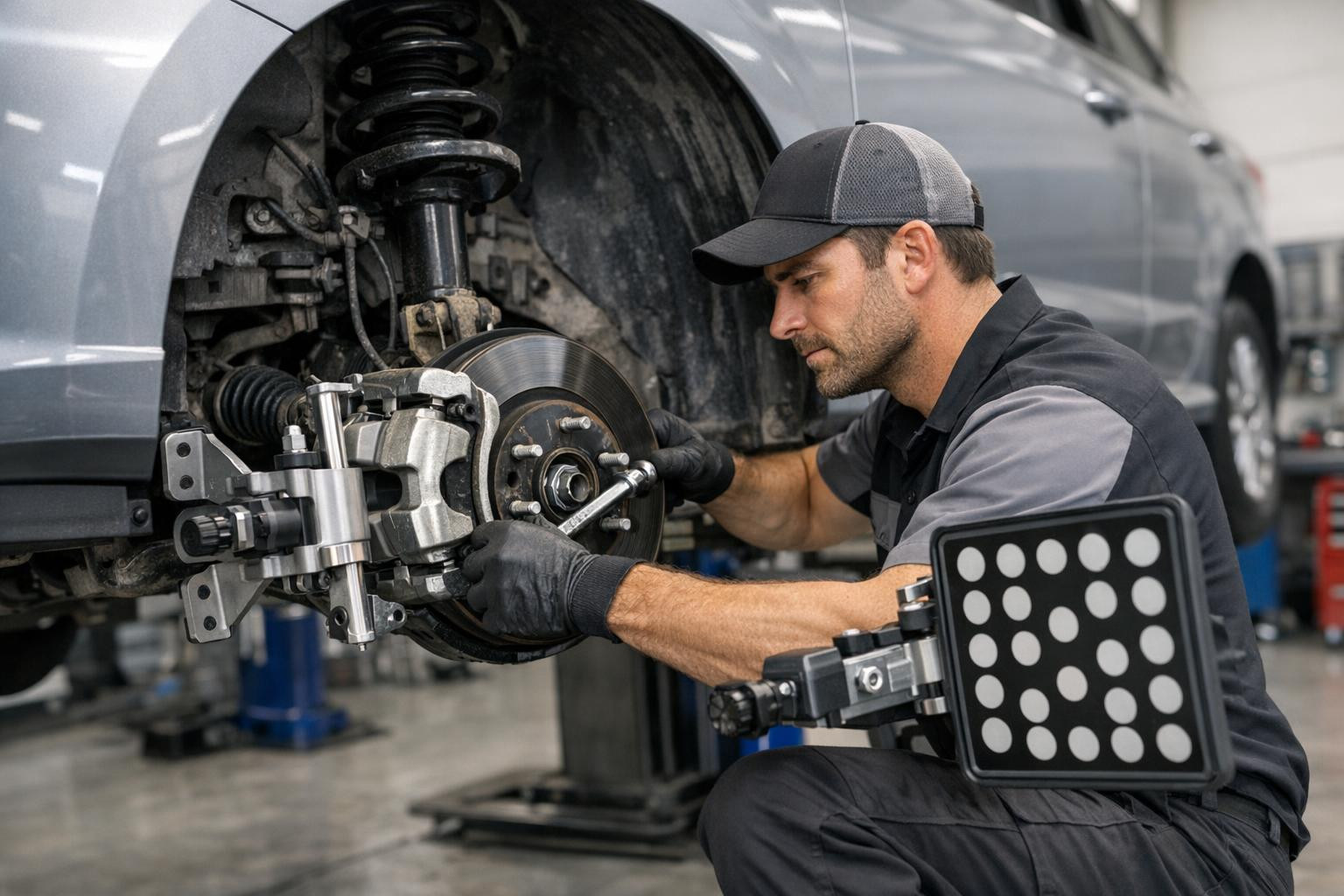 Safety and stable driving behaviour  begins with accurate brake and suspension maintenance. Quality brake repairs, professional suspension repairs, correct whee