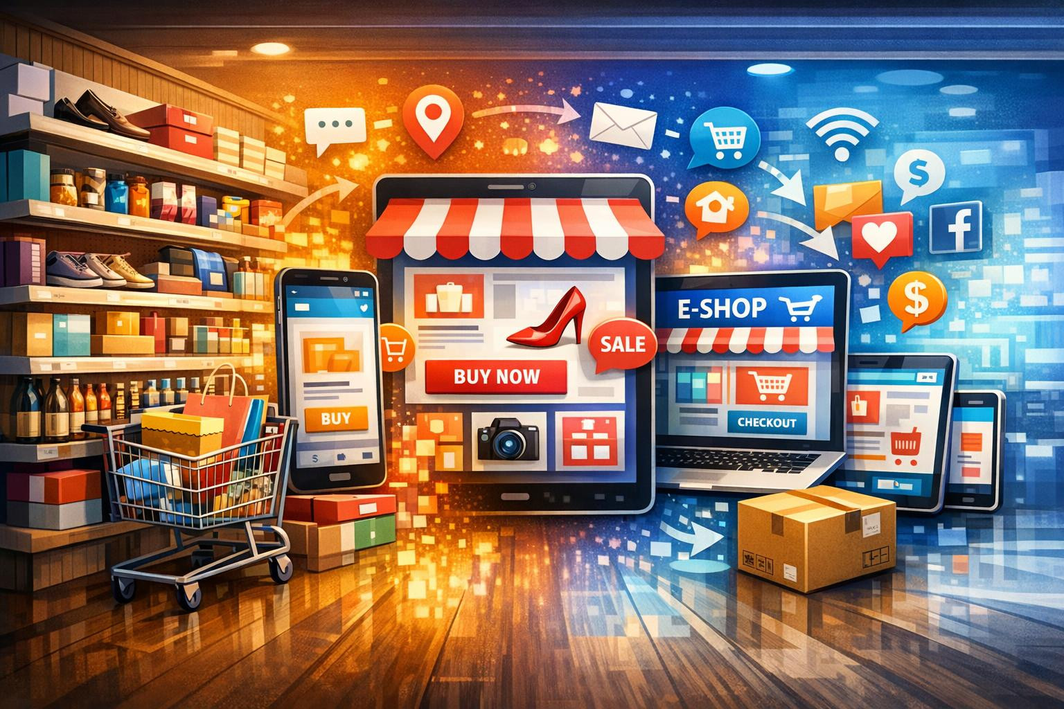 The growth accelerating retail strategy and the connection of channels    The retail brokering service   creates a shortcut between the brand and consumers in b