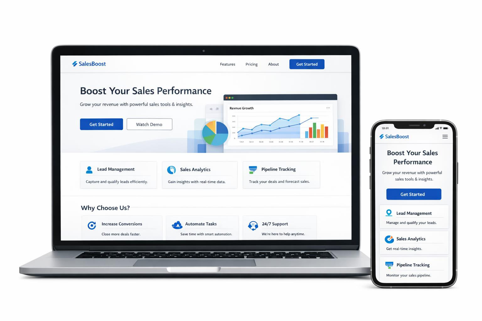 Sales websites that turn visitors into buyers    Sales websites  are designed to facilitate the purchase route, reduce the leap rate and increase sales conversi