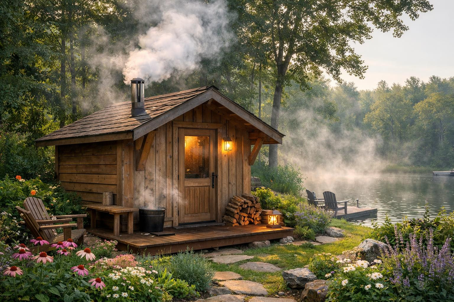 Real relaxation begins with a well-considered sauna house    Sauna houses and wooden saunas combine tradition and modern comfort, creating an adaptable solution