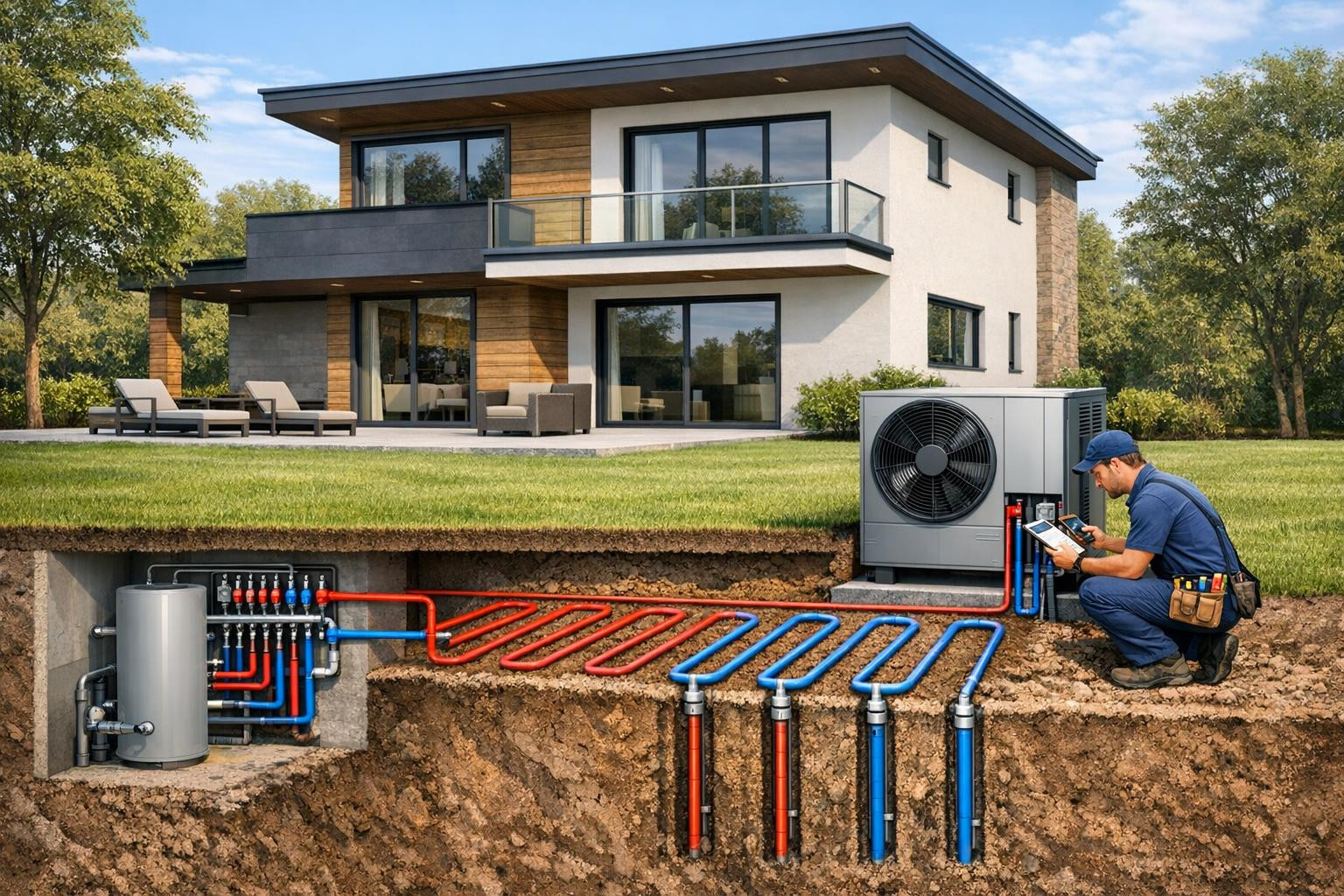 Earth heat pumps provide a reliable and long-term solution for ...