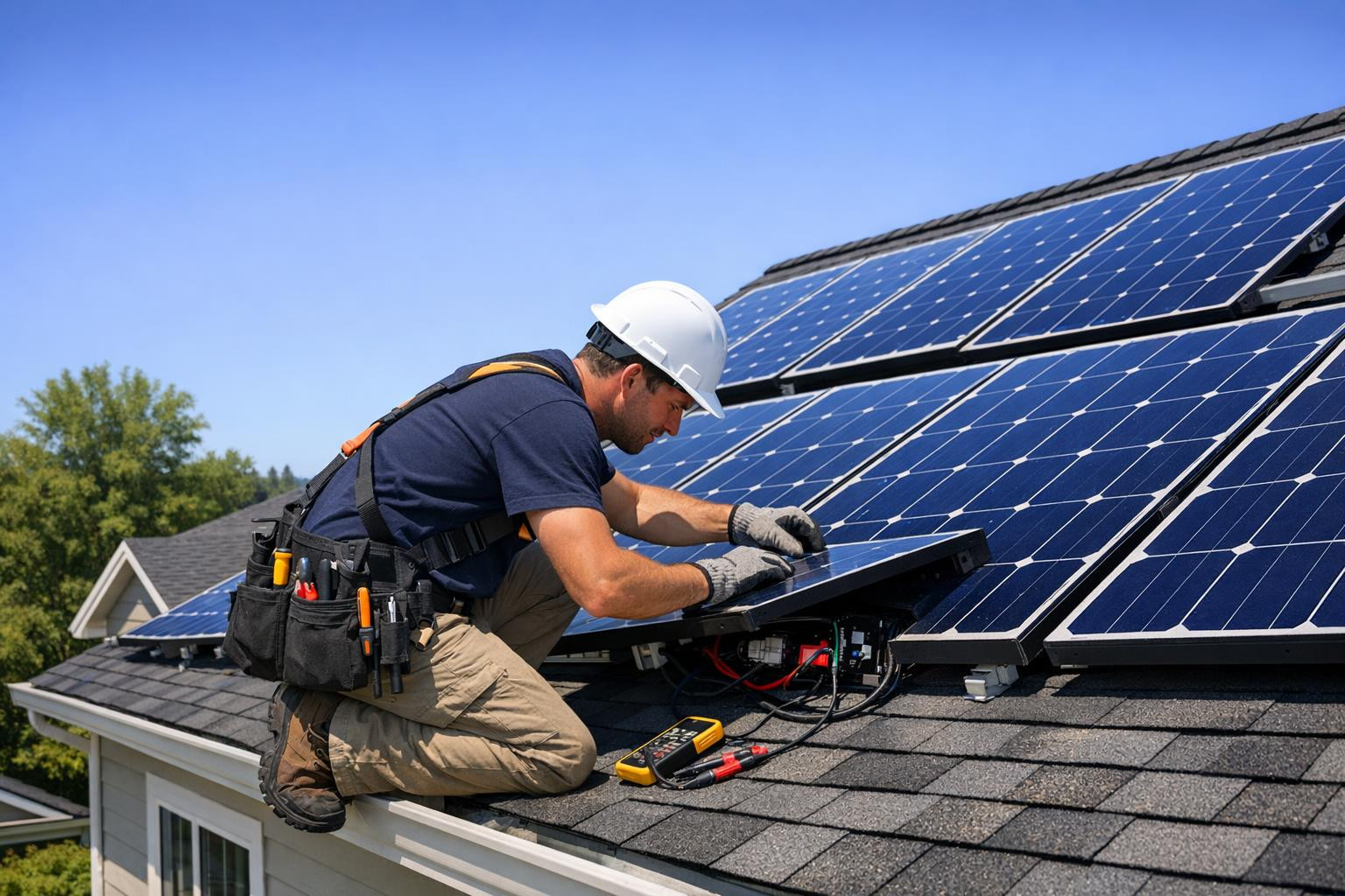 Solar panels that convert electricity costs into investment     Solar panels  provide affordable, cleaner and predictable electricity for households and busines