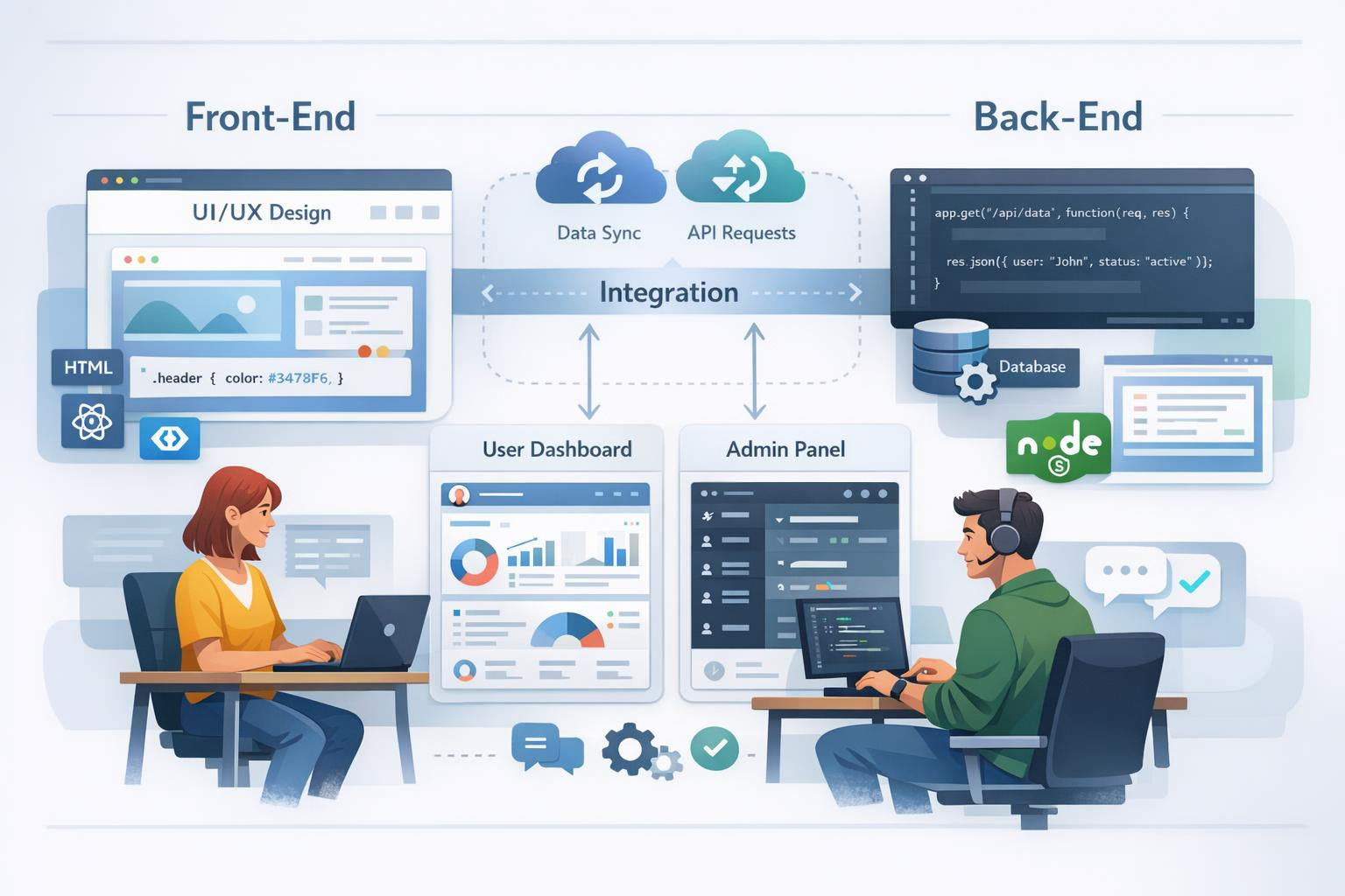 Modern web solutions that implement business objectives Web development ...