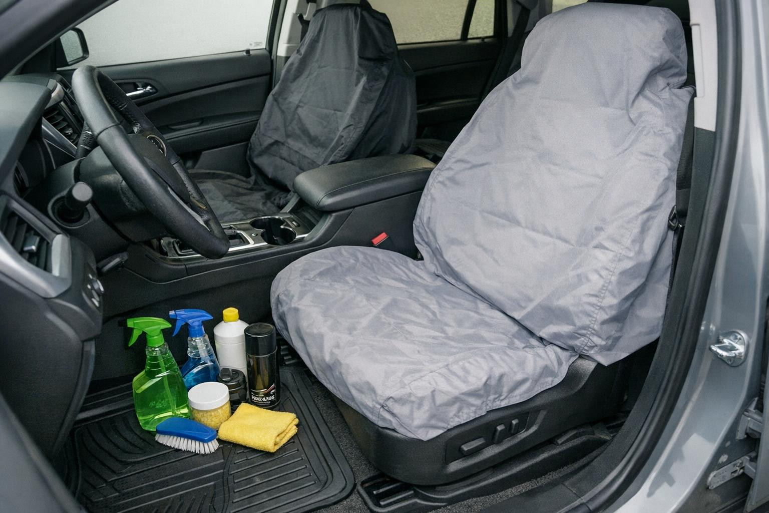 Sitting and floor coverings  offer durable protection and extra comfort to keep the interior of the car clean and in good condition. Depending on the choice, we